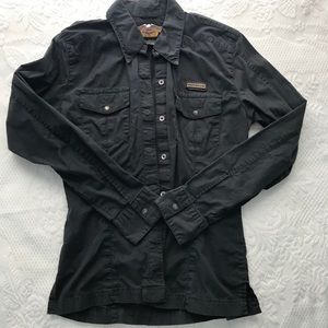 Harley-Davidson Button Down Fitted LS Shirt- SM